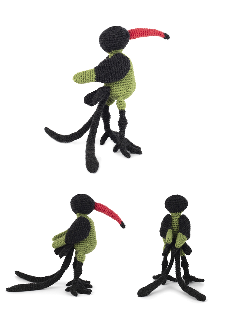 toft ed's animal julian the doctor bird amigurumi crochet